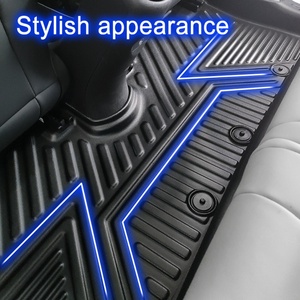 พรมปูพื้นรถยนต์ TPE 5D คุณภาพสูง ตกแต่งสวยงาม ทำความสะอาดง่าย สีดำ หนา 3.5 มม. สำหรับ BYD Atto 2 - Product Image 6