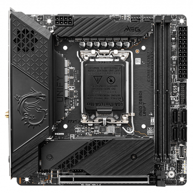 MSI MEG Z690I UNIFY ITX Motherboard - DDR5 & 12th Gen Intel
