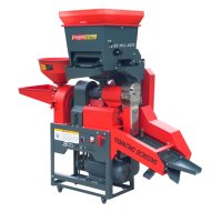 Moulin à riz combiné DAWN AGRO avec nettoyeur de paddy et séparateur de riz cassé, moteur électrique grande capacité 220V pour le décorticage du riz