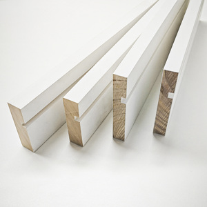 Moulures en bois de pin apprêté blanc de haute qualité Moulures en MDF Moulures peintes Plinthe décorative étanche - Product Image 4