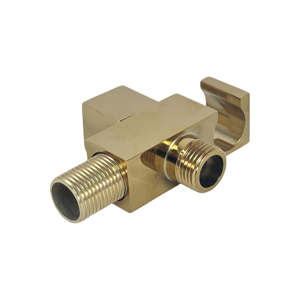 Zinc Gold Bathroom Angle Valve Water Stop Square <strong>Handle</strong> Quick Open <strong>Toilet</strong> Handheld <strong>Bidet</strong> <strong>Sprayer</strong> <strong>Toilet</strong> Water Separator - Product Image 4