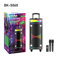Speaker Dengan Mic Harga Lebih Murah Radio FM Speaker BT Hemat Biaya Mic Isi Ulang Remote USB TF FM TWS Layar LED