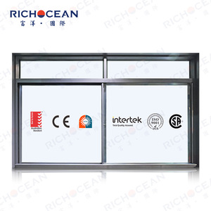 Portes et fenêtres coulissantes en aluminium RICHOCEAN à vitrage Low-e, insonorisées, <span class=keywords><strong>pour</strong></span> l'extérieur des maisons, fenêtres coulissantes à double vitrage en aluminium - Product Image 6