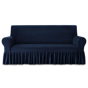 Inthetrend Jacquard Velvet Floral Modern <b>Sofa</b> <b>Cover</b> Skirt Elastic <b>Stretch</b> Washable Slipcover Sectional <b>Sofa</b> Non-slip Seat <b>Covers</b> - Product Image 1