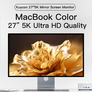 Moniteur <span class=keywords><strong>5k</strong></span> de précision des couleurs G27X-se Kuycon 27 pouces <span class=keywords><strong>Usb</strong></span> <span class=keywords><strong>c</strong></span> 60hz écran PC pour les exigences de conception professionnelle - Product Image 3