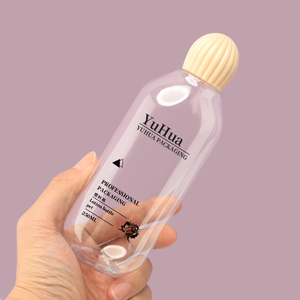 Botella de bomba de loción de plástico reciclable de 250ml/400ml con tapa superior de rosca para el cuidado de la piel Suero Tóner Champú de maquillaje cosmético - Product Image 2