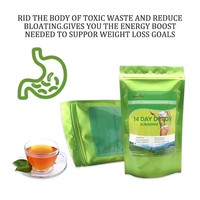 Sachet de thé de perte de poids à base de plantes efficace de 14 jours naturel rapide le thé amincissant végétarien à base de plantes le plus efficace pour perdre du poids