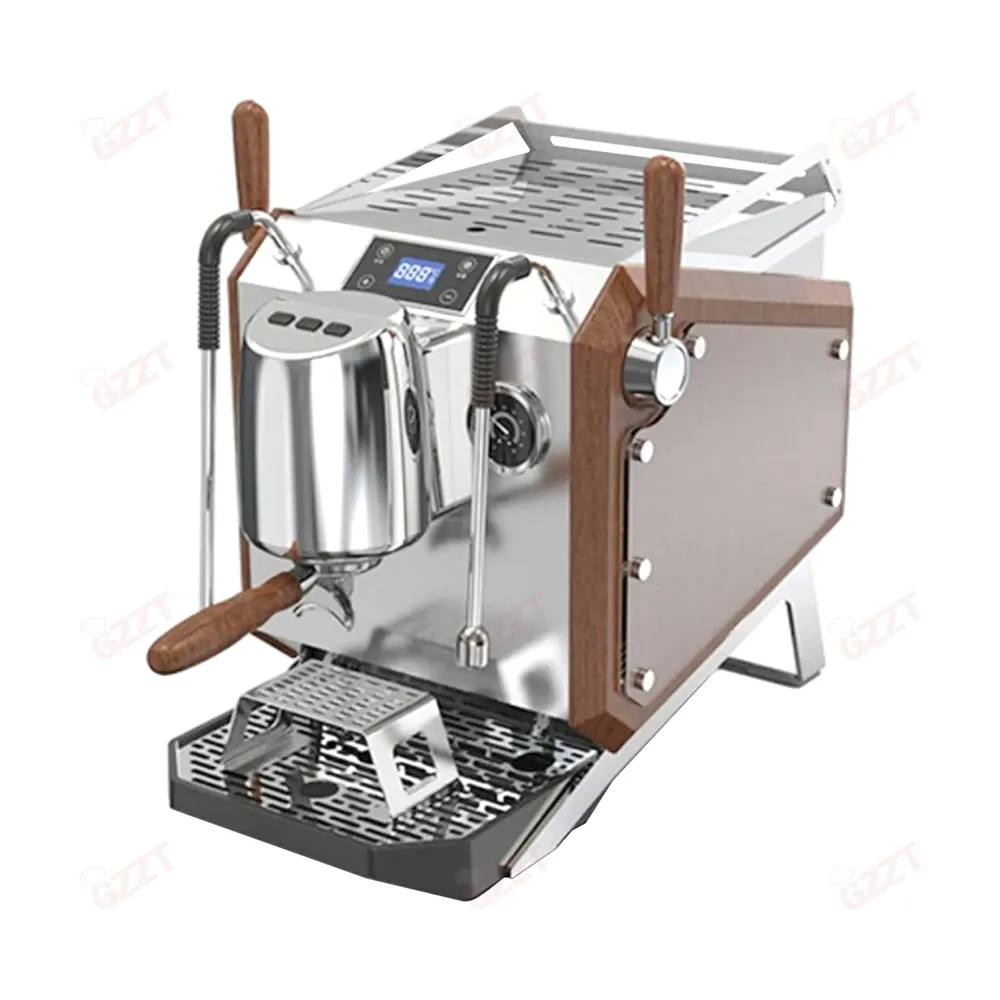 Sistema di Pre-ammollo professionale semi-automatico commerciale in stile italiano macchina da caffè Espresso per caldaia a combinazione 3L