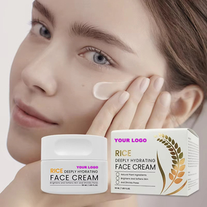 <span class=keywords><strong>Crème</strong></span> Visage en Gros à l'Extrait de Riz, Collagène, Eau de Rose, Acide Hyaluronique, Sans Sulfate, Hydratante, <span class=keywords><strong>Anti</strong></span>-rides, Lissante et Réparatrice - Product Image 1
