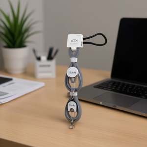 Ilan <b>Lanyard</b> 45Cm With Clip For Id Card Accessory Lorena 8Pc - Product Image 2