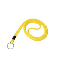 Lanière en polypropylène côtelée unie de bonne qualité, durable, avec clip Bull DOG, pour la rentrée scolaire, disponible en plusieurs couleurs, en gros, en stock