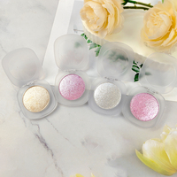 Palette de surligneur vegan monocolore en gros, marque privée, avec emballage boîte