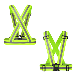 Chaleco <span class=keywords><strong>de</strong></span> <span class=keywords><strong>Seguridad</strong></span> Deportivo SMASYS ANSI <span class=keywords><strong>de</strong></span> Alta Visibilidad, Protección Nocturna Reflectante, Talla Ajustable para Correr, Venta al Por Mayor - Product Image 2