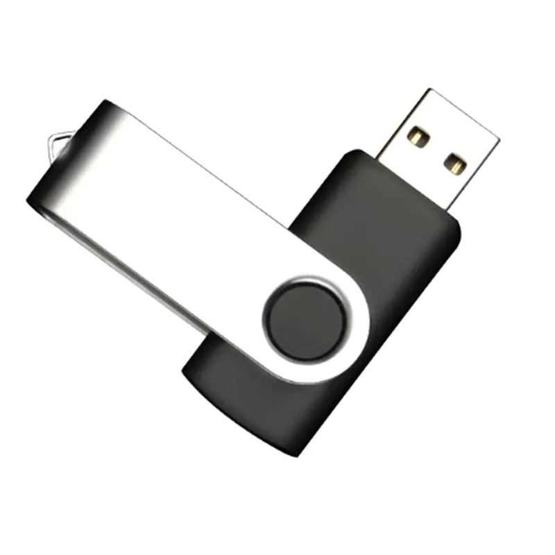 Custom USB Stick 1GB 2GB 4GB 8GB 16GB 32GB 64G pen drive Cheap Swivel Memorias metal USB Flash Drive 3.0