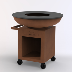 Nouveauté 2026 : Plancha multifonctionnelle 3-en-1 en acier Corten pour foyer extérieur, jardin et cour, idéale pour l'extérieur - Product Image 3