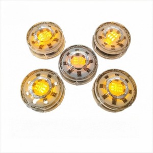 Balises solaires routières étanches IP68, type œil de chat, en verre prismatique haute intensité, marqueurs réfléchissants - Product Image 1