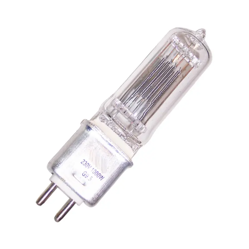 HoneyFly Bóng Đèn Halogen Studio FEP 93734 Đèn Sân Khấu G9.5 230V 1000W Giá Đỡ Đèn Nhôm Chụp Ảnh Cho Studio