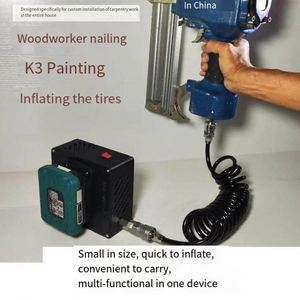 Kit de Compresor de Aire Profesional <span class=keywords><strong>para</strong></span> Carpintero, <span class=keywords><strong>para</strong></span> Clavado, Reparación y Pintura en Toda la Casa, OEM Personalizado, Doble Cilindro - Product Image 5