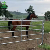 Paneles de Corral para Caballos al por Mayor, Cercas de Tubo de Acero Galvanizado para Ganado, Paneles para Corrales de Granja y Cercas para Campos de Cultivo