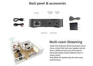 <span class=keywords><strong>Audiocast</strong></span> Pro M20 PRO WIFI AUDIO receptor transmisor BT RJ 45 Puerto transmisor de audio transmisor inalámbrico CON MANDO - Product Image 4