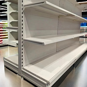 Aanpasbare Heavy-Duty Supermarkt <span class=keywords><strong>Rack</strong></span> Voor Winkel <span class=keywords><strong>Display</strong></span> Metallic Kruidenierswinkel Gondel Fabriek Prijs Voor Supermarkt Winkel - Product Image 1