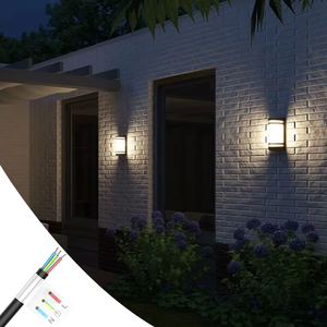 Lámpara <span class=keywords><strong>de</strong></span> Pared Exterior Moderna y Minimalista, Cuerpo <span class=keywords><strong>de</strong></span> Aleación <span class=keywords><strong>de</strong></span> Aluminio Fundido, Lente <span class=keywords><strong>de</strong></span> PC Blanca Difusa, Luz Ultrabrillante para Patio, Balcón <span class=keywords><strong>de</strong></span> Villa - Product Image 3