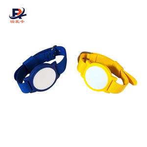 Precio barato venta caliente moda personalizada RFID tejido <span class=keywords><strong>pulsera</strong></span> RFID <span class=keywords><strong>pulsera</strong></span> <span class=keywords><strong>de</strong></span> tela para <span class=keywords><strong>actividad</strong></span> deportiva - Product Image 2