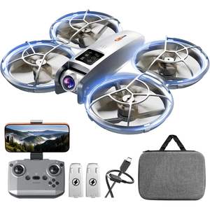 Dron Wheat Run con cámara 1080p, protección completa de hélices para niños y adultos, principiantes, uso en exteriores - Product Image 5