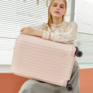 Aji kabin havaalanı bagaj pc tekerlekli çanta amerikan bavul seyahat çantası carry-on bagaj kadınlar için