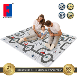 <span class=keywords><strong>Tapis</strong></span> de jeu pliable et réversible double face en mousse sûre pour bébé, certifié CPC/CE, vente en gros Fairness Factory - Product Image 1