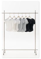 T-shirt court pour femme à col en U, coupe ajustée, en mélange modal, coton et élasthanne, uni, doux, respirant, personnalisable avec logo, vente en gros