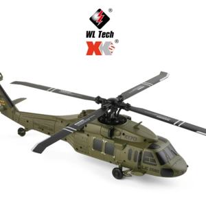 Hélicoptère RC militaire vert Wltoys K170 RTF UH-60L 2.4G 4CH 6 axes avec gyroscope et moteur brushless XK K170 Cadeaux de Noël - Product Image 4