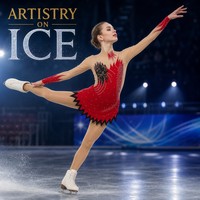 Robe de compétition de patinage artistique rouge et noire en dentelle et strass, manches longues, en Spandex/Nylon pour adultes