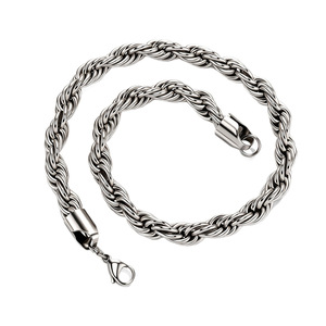 Colar de Cadeia Torcida em Aço Inoxidável com Revestimento a Vácuo 18k, 12mm de Espessura, à Prova de Oxidação e Impermeável para Homens e Mulheres - Product Image 5