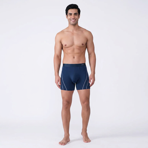 Calzoncillos Deportivos de Algodón Sólido para Hombre, Tallas Grandes, con Logotipo Personalizado, Servicio OEM, Secado Rápido, Cintura Media, Cierre con Cordón - Product Image 1