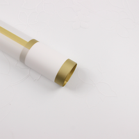 Papier d'emballage pour fleurs personnalisé, moderne, imperméable, imprimé floral, pour bouquets, fournitures pour fleuristes