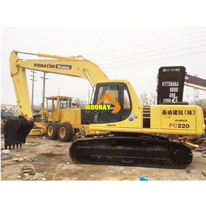 Excavatrice sur chenilles Komatsu PC220-6 d'occasion, 23 tonnes, modèle 2023, bras long, godet de 1,0 m, chenilles en caoutchouc, 850 heures, 168 CV - Product Image 1