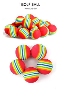 Pelotas <span class=keywords><strong>de</strong></span> Golf Personalizables para Niños, Pelotas <span class=keywords><strong>de</strong></span> Práctica <span class=keywords><strong>de</strong></span> Golf para Interiores, Pelotas <span class=keywords><strong>de</strong></span> Golf <span class=keywords><strong>de</strong></span> EVA con Diseño <span class=keywords><strong>de</strong></span> Arcoíris - Product Image 6
