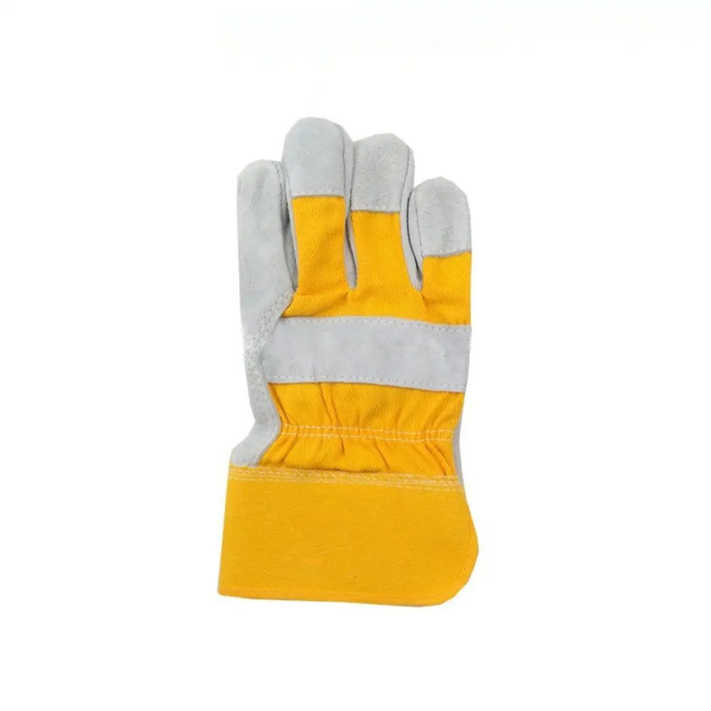 Werkhandschoenen Veiligheid Bouw Tuin Koeienhuid Palm Premium Lange Koe Veiligheid Lederen Handschoenen Voor Werk