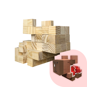 Modèle de coloriage sur le thème des animaux en bois fabriqué à la main Statues de bricolage lisses pour l'affichage à la maison Jouet d'art créatif pour cadeau de vacances - Product Image 6