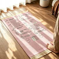 Tapis de prière moderne en mousse à mémoire de forme, pliable et antidérapant, idéal pour les programmes éducatifs, l'usage domestique et les cadeaux personnalisés – Direct Usine