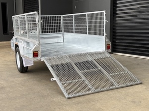 10x5 TANDEM trục mạ kẽm Trailer với phanh điện 3200kg ATM 2520kg Tải Công suất đèn Led nhúng nóng kết thúc - Product Image 6