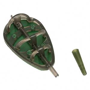 Nouveau Style carpe mangeoire Cage ABS + plomb pêche appâts mangeoire <span class=keywords><strong>méthode</strong></span> pour carpe pêche appât outil - Product Image 2