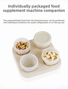 Juego de 4 Platos de Silicona para Bebés con Base Antideslizante y Fuerte Succión para Autoalimentación, Mayores de 3 Meses, Libres de BPA - Product Image 2