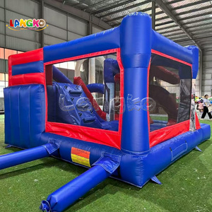 Terrain de jeu gonflable toboggan aquatique Maison de rebond <span class=keywords><strong>Piscine</strong></span> à balles commerciale Château gonflable pour adultes enfants - Product Image 4