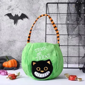 Nueva Bolsa de Tela Portátil con Diseño de <span class=keywords><strong>Calabaza</strong></span> para Dulces y Joyas, para Halloween, Niños de Jardín de Infancia, Decoración de Escenas de Dulces, Regalo y Accesorios Festivos - Product Image 5