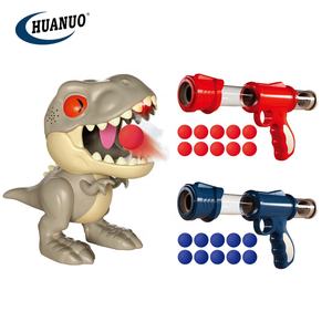 เด็กไดโนเสาร์เป้าหมายเกมยิงของเล่น2ปืนและ20ลูกกระสุนโฟมนุ่มปืนยิง - Product Image 6