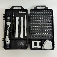 Ensemble de tournevis magnétiques en acier au carbone 115-en-1 Prosperous pour la réparation et le démontage de montres, d'ordinateurs et de téléphones portables