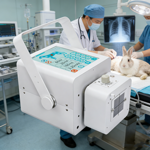 Sistema Portátil de Rayos X Digital Veterinario <span class=keywords><strong>DR</strong></span>, Máquina de Rayos X Ligera con Generador de Alta Frecuencia de 5.6kW, 8kW Opcional - Product Image 6