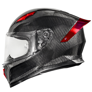 Casco Integrale per <span class=keywords><strong>Moto</strong></span> in Fibra di <span class=keywords><strong>Carbonio</strong></span> 3K Nero - Compatibile con Bluetooth - Certificato DOT e 3C - Unisex - Direttamente dalla Fabbrica - Product Image 3